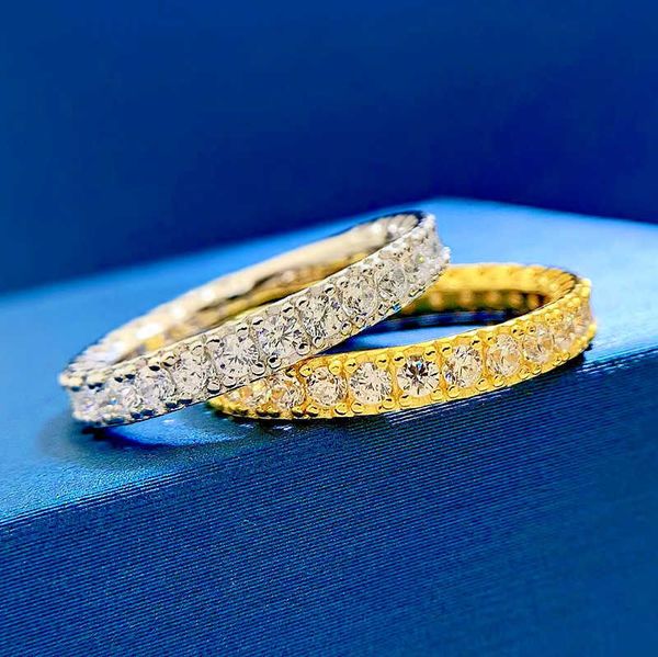 Anéis femininos pequenos grandes tamanho 2024 moda luxo diamante banhado s925 anéis de prata designer jóias mulher presente de casamento vintage para fazer velho