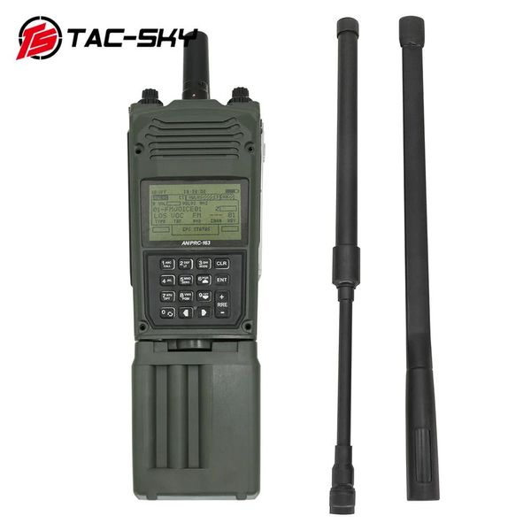 Talkie TS TACSKY Taktische PRC163 Harris Military Radio Dummy Virtuelle Box PRC 163 Nicht Funktionale Walkie Talkie Modell Für Baofeng UV5R
