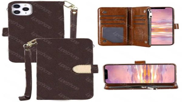 Fashion Design Wallet Phone Case für iPhone 12 Mini 12pro 11 Pro 11pro X Xs Max Xr 8 7 8plus 7plus PU Leder Geldbörse Hüllen Cov2886014