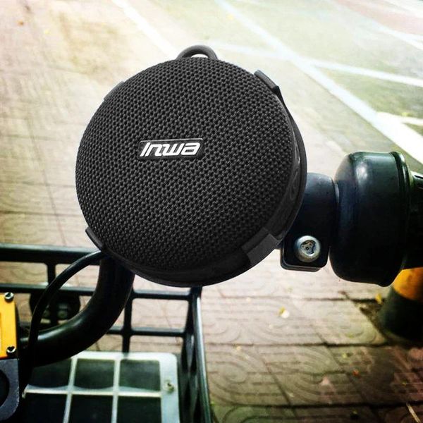 Altoparlanti altoparlante bluetooth inwa altoparlante portatile wireless per bicicletta IPX7 doccia impermeabile suono musicale all'aperto + altoparlante esterno per supporto per bici