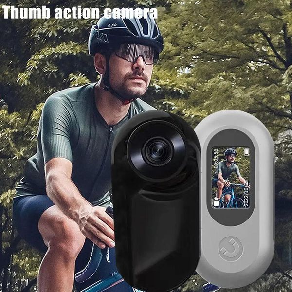 Camera's Actie Anti-schudden Minicamera 1080P Full HD Hoofdvideo-attractie DV Op fietshelm gemonteerde camera Magnetische sportrecorder M G6P4