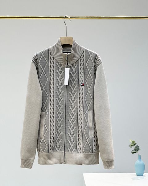 Design superior primavera e outono cardigan masculino e feminino cardigan de lã quente tricô inverno malhas de alta qualidade moda malhas 12kss