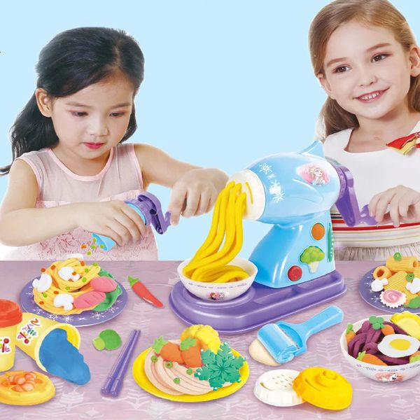 Kreative Plastilin Modellierung Lebensmittel Ton Noddles Form Ungiftiges Spielzeug Für Kinder Jungen Mädchen Lernen Bildungs Bord Geschenk 240113