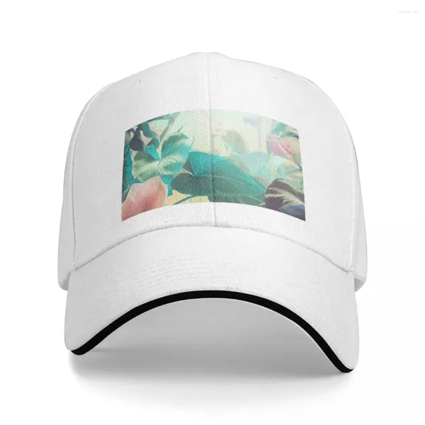 Bonés de bola padrão de flor - boné de beisebol Gerene chapéu vintage praia senhoras homens