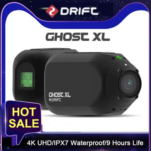 Kameras Drift Ghost XL Actionkamera 1080p Full HD Videokamera Motorradrad Fahrrad Fahrrad Sportkamera Live IPX 7 wasserdichte Kamera