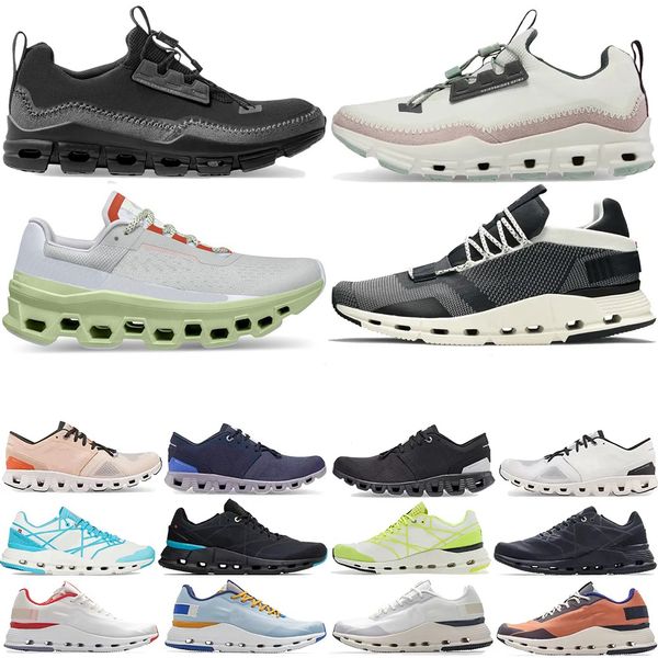 Designer Cloud x 3 Cloudnova Form Laufschuhe Cloud 5 Männer Frauen Triple Black White Rock Grey Blue Tide Olive Reseda Männer Casual Trainer Outdoor Sneakers