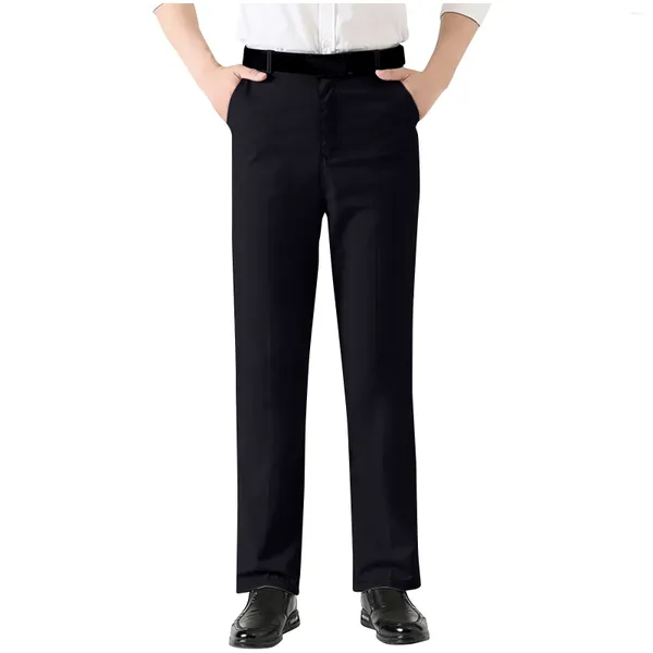Erkek pantolon katı vahşi vintage zarafet pantolonlar erkek iş iş gündelik takım elbise moda klasik klasik blazer basit spor