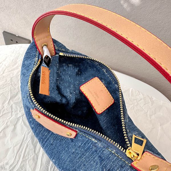 24SS Damen Totes Taschen Denim Handtasche Luxurys Designer Shouder Umhängetasche Messenger Damen Reise Handtasche Totes Beutel Geldbörse 19cm