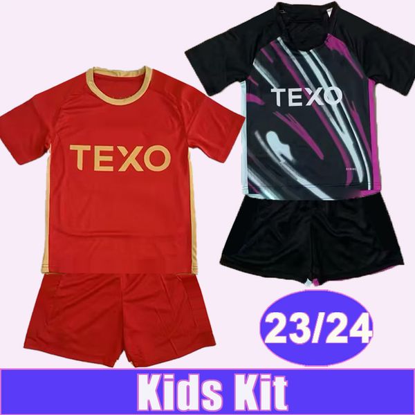 23 24 McGRATH Kids Kit Camisas de futebol CLARKSON JENSEN MacKENZIE DEVLIN BARRON Home Away Camisas de futebol Uniformes de manga curta