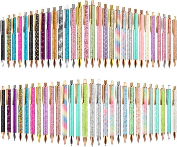Ausgefallene Kugelschreiber, niedliche hübsche Metall-Druckkugelschreiber für Mädchen, Geburtstag, Büro, Schulbedarf