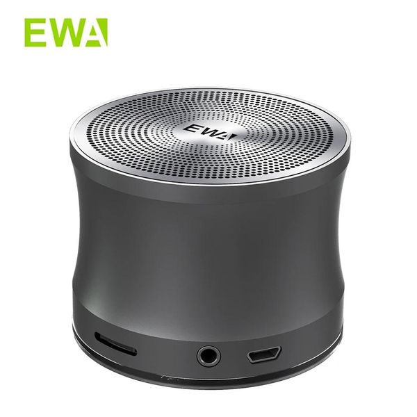 Спикеры EWA A109 Беспроводной динамик Bluetooth Mini Portable TWS -динамик с Auxin Micro SD Microphone Handsfree для домашней басовой звуковой коробки