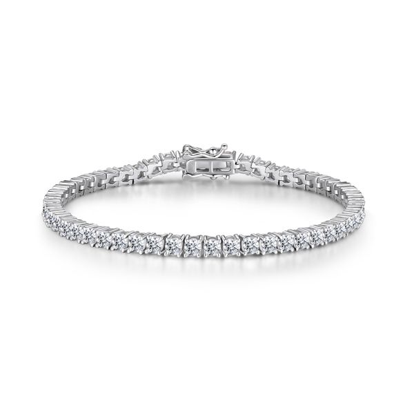 Designer nova luz de luxo nicho delicado ins vento pulseira feminino cheio diamante s925 prata esterlina avançado sentido tênis corrente