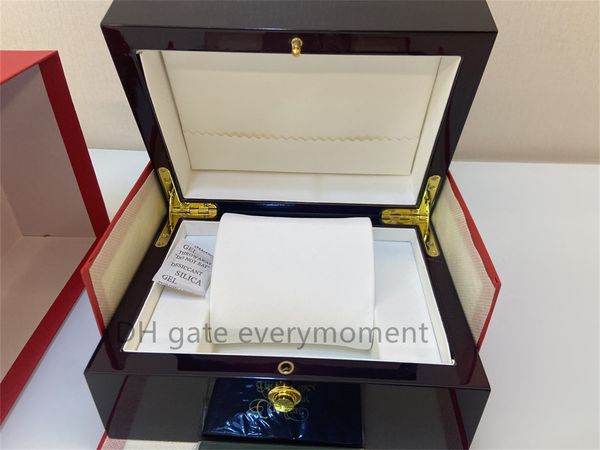 Scatole per orologi rosse 5A Confezione regalo originale in legno di moda adatta per 15720 15400 15500 26400 Scatola per orologi di lusso di grandi dimensioni Scatola per brochure Borsa da 1,2 kg