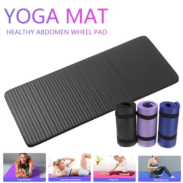 1pc antiderrapante yogo esteira protable saudável abdômen roda almofada nbr borracha exercício pilates ginástica ginásio acessórios de fitness 240113