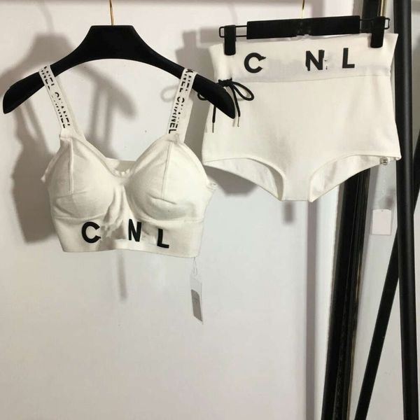 Beach Bikini Designer Mayo Kadın Moda Mektubu Baskı Grafik Mayo Plaj Partisi Seksi Sütyen Bikini İki Parçalı Set