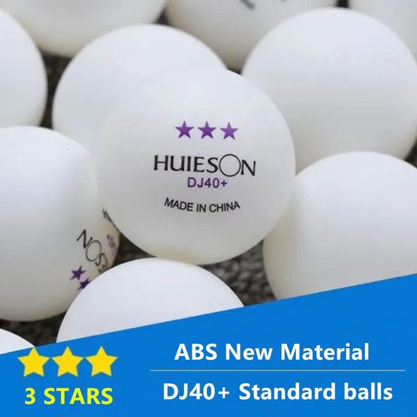 Huieson DJ40 3 звезды АБС-материал мячи для настольного тенниса профессиональные мячи для пинг-понга тренировочные мячи 240113