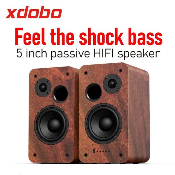 Xdobo Yüksek Kaliteli Taste 1978 5inch 2.0 Kanal 130W Süper Bas Amplifikatör Kurulu Ev için Ahşap Kitap Hoparlör Bluetooth 240113