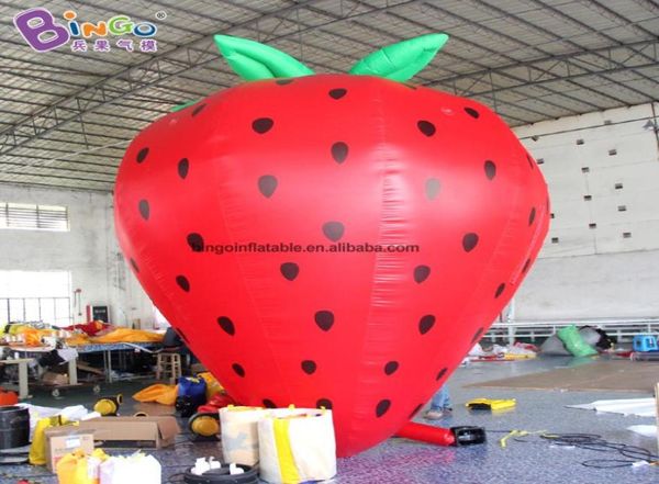 3M 4M Höhe Outdoor Riesige Werbung Aufblasbare Früchte Erdbeere Luftballons Inflation Cartoon Modelle Für Party Event Dekoration W2913789