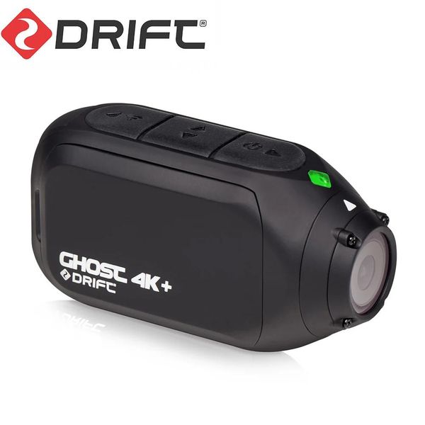 Câmeras Drift Ghost 4K Plus Action Sports Camera Motocicleta Bicicleta Bicicleta Capacete Cam com WiFi 4K HD Resolução Microfone Externo