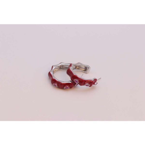 Orecchini di marca di lusso per le donne CH Chromes Croce Jewerlry Orecchini a bottone Accessori Amore Teschio rosso Zircone Copricapo a cinque stelle Anello a cuore Ragazza Eardrop YRW5