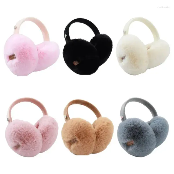 Berets unissex inverno quente bluetooth-compatível earmuffs sem fio cor sólida fone de ouvido de pelúcia dobrável música ouvir fone de ouvido dropship