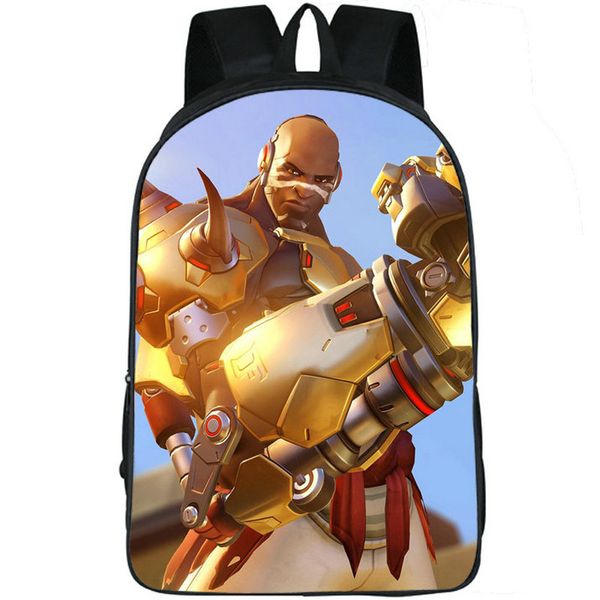 Doomfist mochila Doom Fist daypack mochila escolar Game Print mochila Picture schoolbag Photo day pack