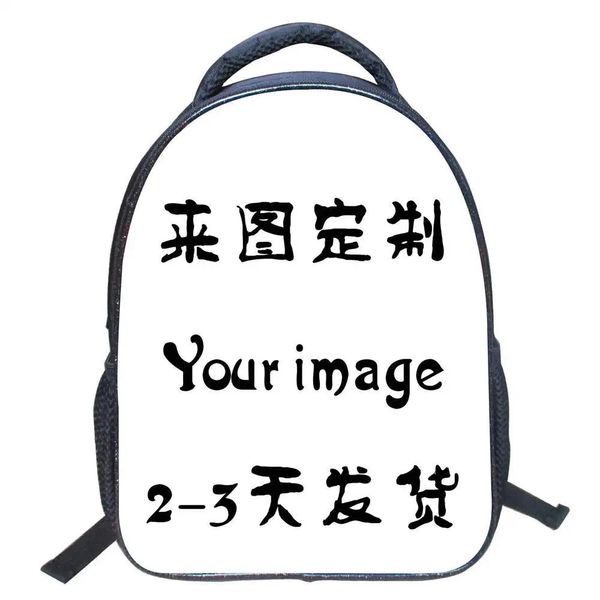 Borse Personalizza il tuo logo Nome Immagine Zaino per bambini Cartoni animati Borse da scuola FNAF UT Accessori per neonati Bambini Ragazzi Ragazze Mochila