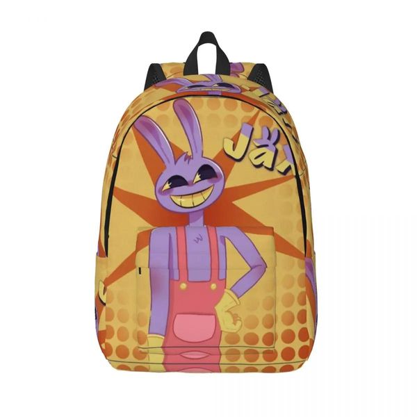 Bags The Amazing Digital Circus Tadc Jax Backpack Elementar High College School Student Tadcjax Pomni Book Bags Teens Daypack Travel