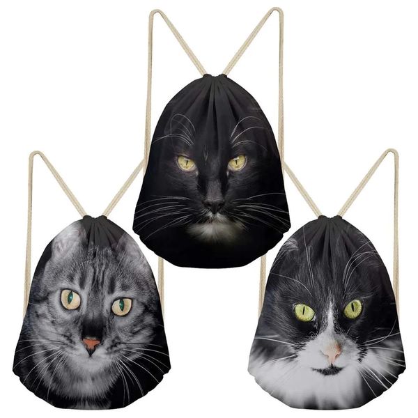 Sacchetti per gatto animale borse personalizzate borse per bambini per bambini asilo zaino con cavo borse borse borse borse galline donna zaino