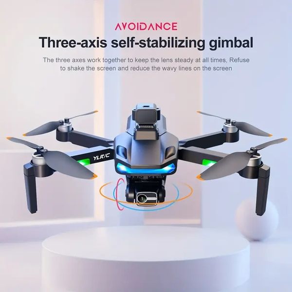 S135 GPS-drone met HD professionele dubbele camera, standaard wifi FPV borstelloze motor opvouwbare quadcopter UAV