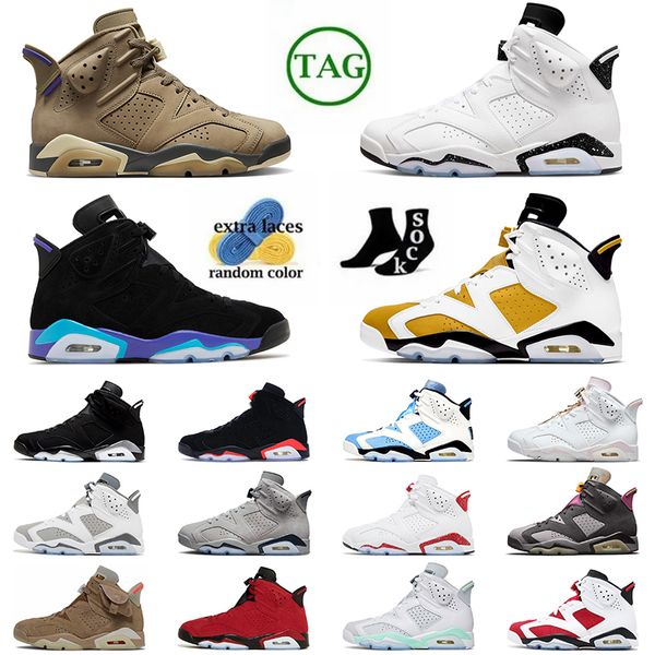 Nero Infrarossi OG Original 6s jumpman 6 Cool Grey Toro Bravo Scarpe da ginnastica Aqua Midnight Navy Platform Sneakers Scarpe da basket UNC Home Sport all'aria aperta Toro Bravo