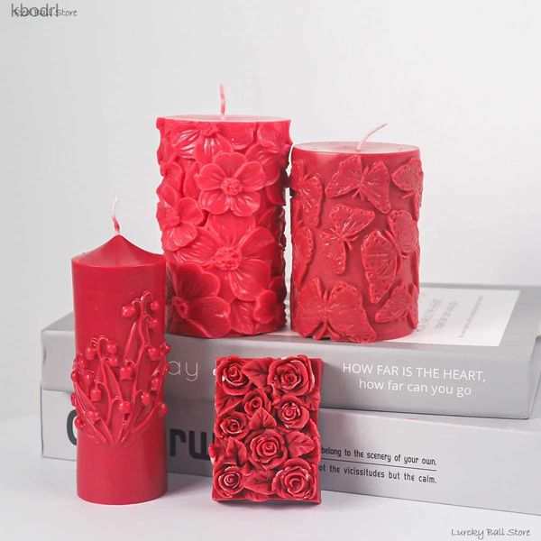 Strumenti artigianali Bouquet di rose Candela profumata Stampo in silicone Sapone fatto a mano fai da te Forniture Stampo in resina di gesso Regalo di souvenir di nozze Decorazioni per la casa YQ240115