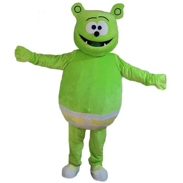 2019 Costumi diretti in fabbrica della mascotte dell'orso gommoso personaggio dei cartoni animati per adulti Sz281F