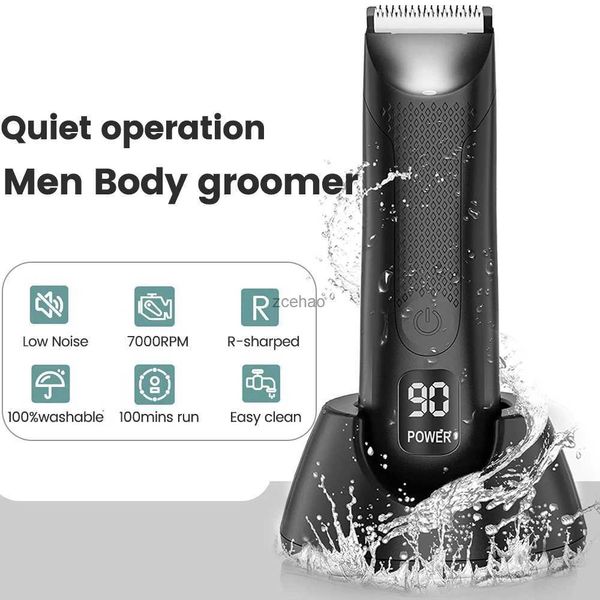 Elektrikli Tıraş Alınır Erkekler Elektrikli Kasık Saç Düzeltmeni Erkekler Vücut Groom Clipper Ball Tıraş Bicini Epilator Hassas Parça İçin Erkek Hijyen Jilet