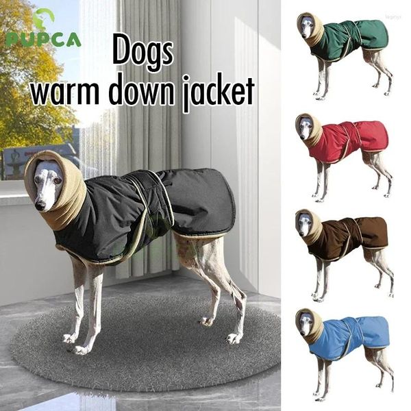 Vestuário para cães PUPCA Roupas Dachshund Casaco Color Block Magic Adesivo Quente Atacado À Prova D 'Água Jaqueta de Inverno Pet Wear