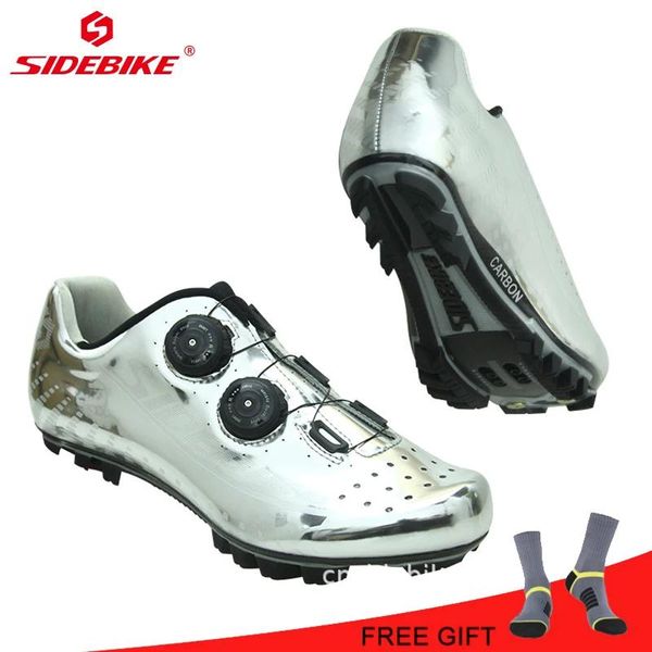 Calçados Sidebike Mountain Bike Ciclismo Sapatos Profissionais Homens Bicicleta Sapatos Sier Carbon Racing Sneaker Sapatilha Mtb Ciclismo