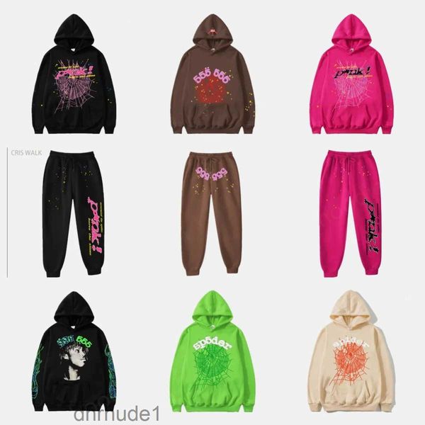 Spider Hoodies Tracksuit Tech Set Designer Trackanzug SP5der Young Thug 55555 Hoodies Men Womens Hoodie Pink Jacke Sweatshirt Spider 555 Q9KX Q9KX