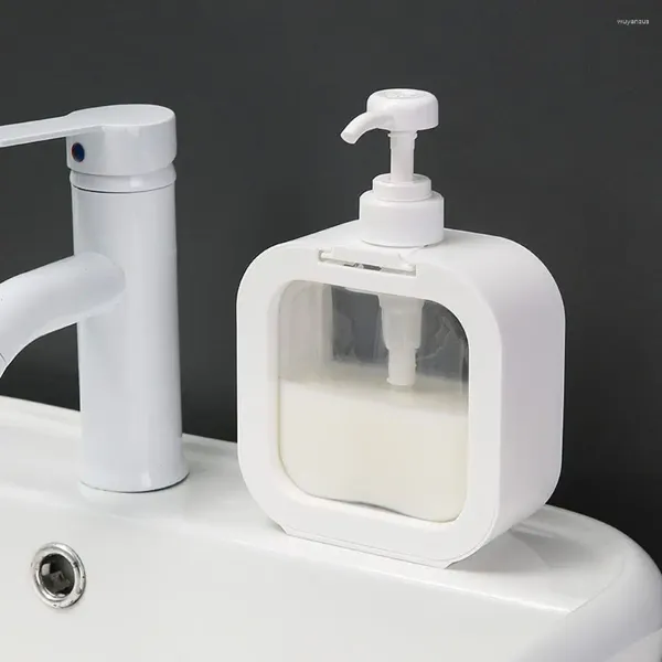 Bottiglie di stoccaggio Lozione di grande capacità Bottiglia divisa Shampoo Gel doccia Dispenser di sapone per la casa Contenitore cosmetico da viaggio in stile coreano da 500 ml