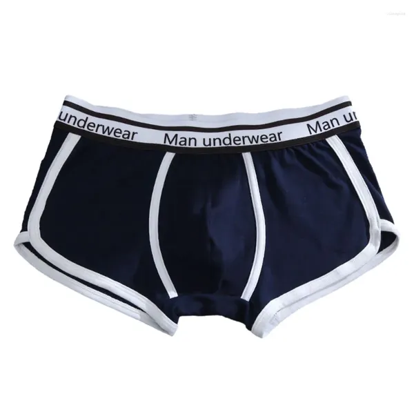 Unterhosen Herren-Boxershorts, übergroß, mittelhoher Slip, Baumwolle, superweiche Unterwäsche, Elastizität, atmungsaktiv, Patchwork-Shorts, Badehose