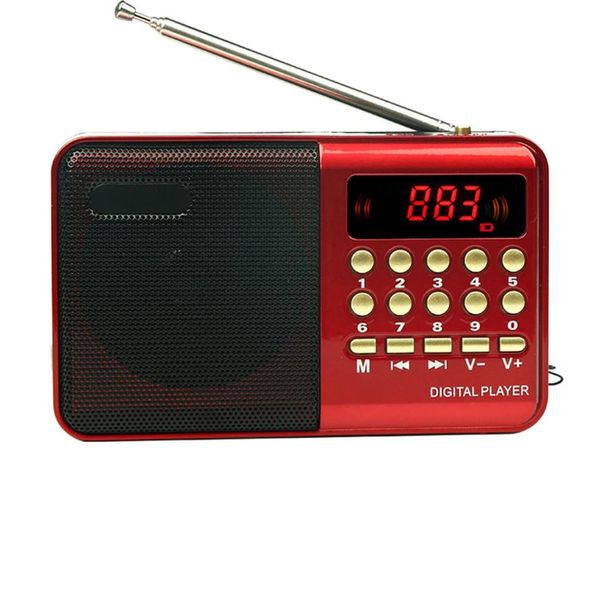 Radio Digital Radio Lautsprecher Tragbare Mini FM Radio USB Tf MP3 Musik Player Teleskop Antenne Freisprecheinrichtung Taschen Empfänger Outdoor K62