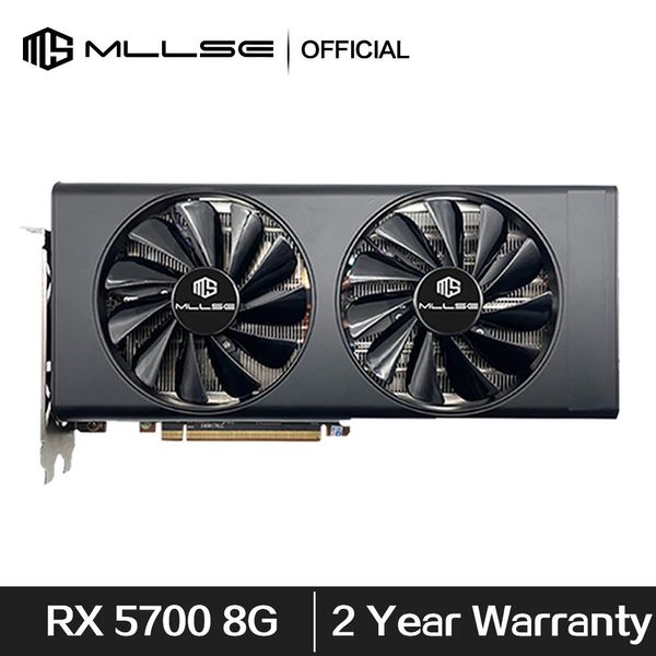 Scheda grafica MLLSE RX 5700 da 8 GB GPU GDDR6 256 bit 7 nm Supporto CPU desktop rx 240113