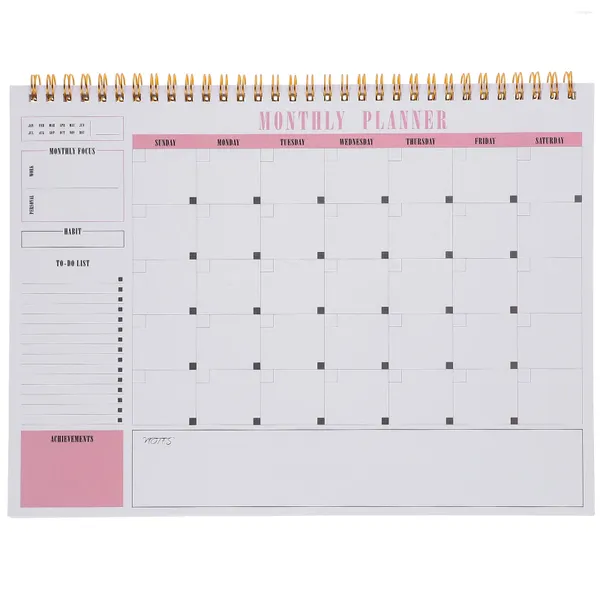 Bloco de notas planejador diário, bloco de notas para fazer lista, rasgar memorando, escrita, organizador de caderno, trabalho, escritório, escola