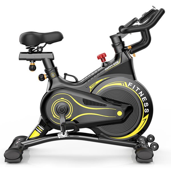 Attrezzatura da palestra per bici da spinning indoor, forte bici da spinning fissa magnetica con schermo per interni