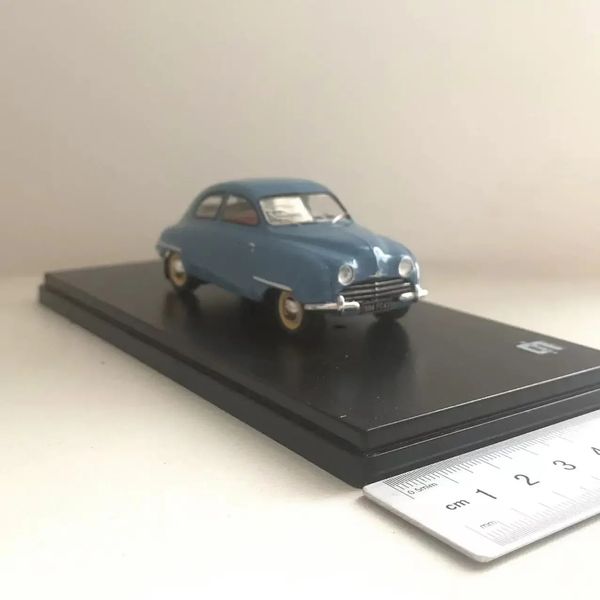 Die Cast Scala 1/43 Saab 92b 1954 Simulazione in lega Statica da collezione Modello di auto Hobby Regalo di festa Giocattolo Ornamento Display 240115