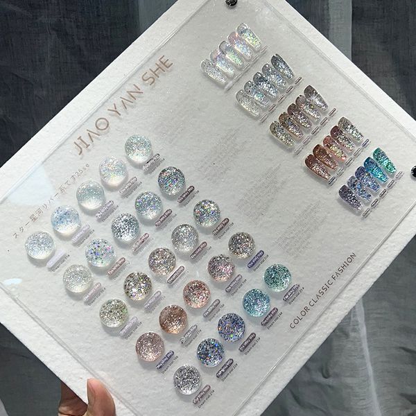 Jiaoyanshe новый 25 цветов набор блестящих гель-лаков самые популярные цвета 2023 весна лето набор гелей для ногтей оптовая продажа гель-лака