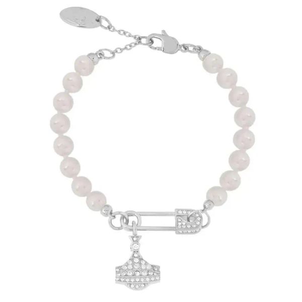 Designer-Armband-Charm, Saturn-Ausschnitt, Volldiamant-Perlenarmband für Damen, Luxus-Schmuck, Weihnachtsgeschenke, mit Box