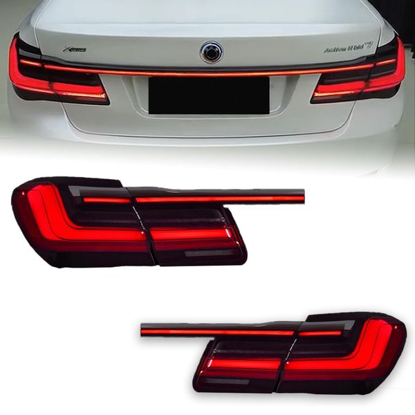 Per BMW Serie 7 F02 2009-20 15 730I 740I 760I Fanale posteriore dinamico a LED Fendinebbia posteriore Indicatore di direzione Evidenziare retromarcia e freno