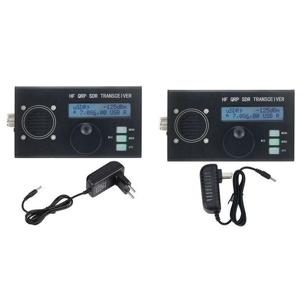 Radio USDX QCX zu SSB HF Transceiver QRP SDR Transceiver 8Band 5W DSP SDR Radio Eingebauter Akku Lautsprecher Mikrofon