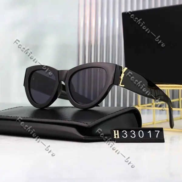 Ysl Sonnenbrille Yslity Klassische Luxus-Sonnenbrille für Damen Designer-Cat-Eye-Brille Blatt Herren Street Photo UV400-Schutz-Sonnenbrille K6VB