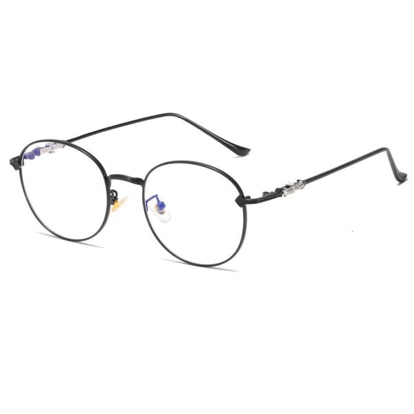 2024 designer de luxo CH óculos de sol para mulheres cromos armações de óculos homens nova rodada miopia moda lente plana coração óculos quadro senhoras unissex óculos vuo3